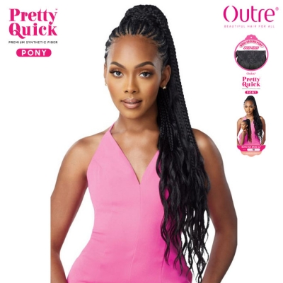 Outre Synthetic Pretty Quick Wrap Pony - BOHO BOX BRAID 32