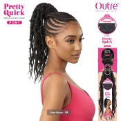 Outre Synthetic Pretty Quick Wrap Pony - BUTTERFLY JUNGLE WAVY BOX BRAID 16