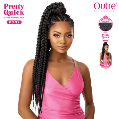 Outre Synthetic Pretty Quick Wrap Pony - JUMBO BOX BRAID 32