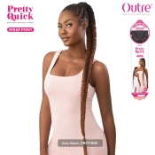 Outre Pretty Quick Wrap Pony - NATURAL BRAIDED FISHTAIL 42