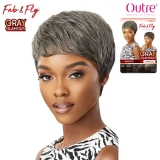 Outre 100% Human Hair Fab & Fly Gray Glamour Wig - HH EDEN