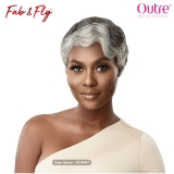 Outre Fab & Fly Gray Glamour Unprocessed Human Hair Wig - HH MARINETTE