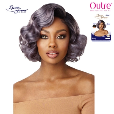 Outre Synthetic 5 Deep L-Parting Swiss Lace Front Wig - AVERY