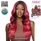 Outre Color Bomb Glueless Synthetic 5 Deep HD Lace Front Wig - HONOR
