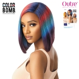 Outre Synthetic Color Bomb Swiss Lace Front Wig - KIELY