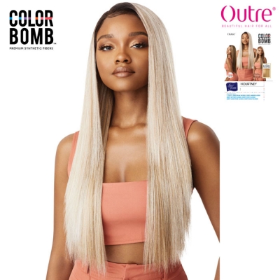 Outre Synthetic Color Bomb Swiss Lace Front Wig - KOURTNEY
