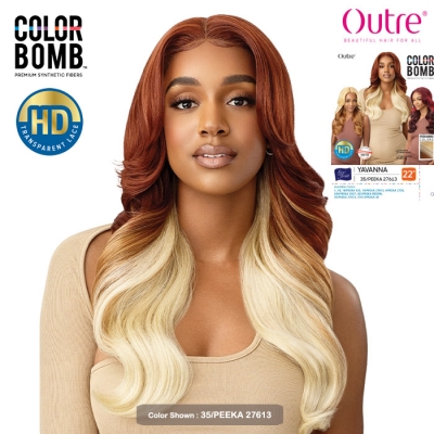 Outre Color Bomb HD Lace Front Wig - YAVANNA