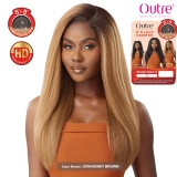 Outre 100% Human Hair Blend 5x5 HD Lace Closure Wig - HHB KINKY STRAIGHT 24