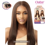 Outre 100% Human Hair Blend 13X6 Hand-Tied 360 Lace Frontal Wig - MARISA