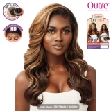 Outre 100% Human Hair Blend 13x6 360 HD Frontal Lace Wig - MAXIMINA