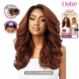 Outre 100% Human Hair Blend 360 HD Frontal Lace Wig - VELORA