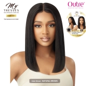Outre MyTresses Gold Label 100% Unprocessed Human Hair Lace Front Wig - NATURAL STRAIGHT 16