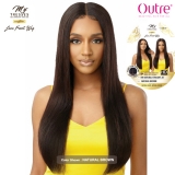 Outre MyTresses Gold Label 100% Unprocessed Human Hair Lace Front Wig - HH-NATURAL STRAIGHT 28