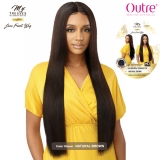 Outre MyTresses Gold Label 100% Unprocessed Human Hair Lace Front Wig - HH-NATURAL STRAIGHT 34