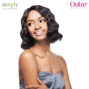Outre Simply Non-Processed BRAZILIAN NATURAL DEEP BOB Lace Front Wig