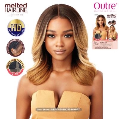 Outre Synthetic Melted Hairline HD Lace Front Wig - TORIANA