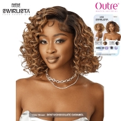 Outre Melted Hairline Swirlista Synthetic Glueless HD Lace Front Wig - SWIRL 107