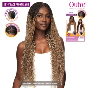 Outre Glueless Synthetic Hand-Tied Pre-Braided 13X4 HD Lace Frontal Wig - BOHO BOX BRAID 30