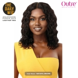 Outre The Daily Wig Wet & Wavy 100% Unprocessed Human Hair Lace Part Wig - HH W&W NATURAL WAVE 16