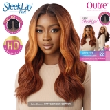 Outre Synthetic Hair Sleeklay Part HD Front Wig - GENEVIVE