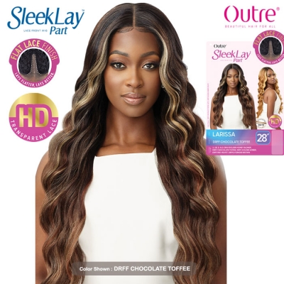 Outre Synthetic Hair Sleeklay Part HD Front Wig - LARISSA