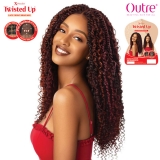 Outre X-Pression Twisted Up 4X4 Braid Lace Wig - BOHO PASSION WATER WAVE 22