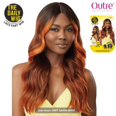 Outre The Daily Wig Synthetic Hair Lace Part Wig - KECIA