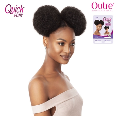 Outre Synthetic Quick Pony - AFRO PUFF DUO LARGE