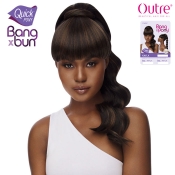 Outre Synthetic Bang X Bun Quick Pony - KAYLA