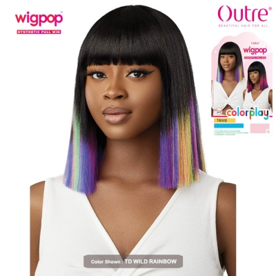 Outre Wigpop Color Play Synthetic Hair Wig - TRIXIE