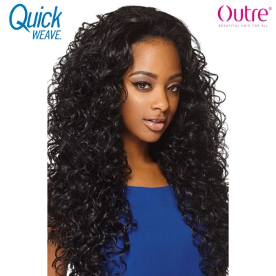 Outre Quick Weave Synthetic Hair Half Wig - AMBER 26