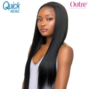 Outre Quick Weave Synthetic Hair Half Wig - BRAZILIAN BOUTIQUE - SLEEK PRESSED