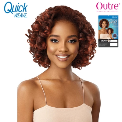 Outre Quick Weave Synthetic Hair Half Wig - DRUANN