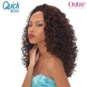 Outre Quick Weave Synthetic Hair Half Wig - FRENCH