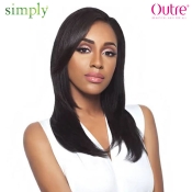 Outre Simply Quick Weave Brazilian Virgin Remy Human Hair Half Wig - HH BRAZILIAN NATURAL STRAIGHT