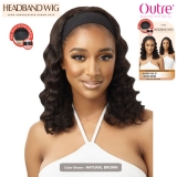 Outre 100% Unprocessed Human Hair Headband Wig - HH BODY CURL 16