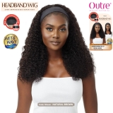 OUTRE 100% Unprocessed Human Hair Headband Wet & Wavy Wig - BOHEMIAN CURL 20