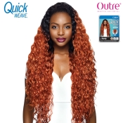 Outre Synthetic Quick Weave V Shape Half Wig - KANDY