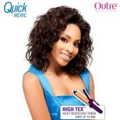 Outre Quick Weave Synthetic Hair Half Wig - MALLY