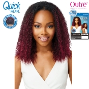 Outre Synthetic Quick Weave Wet&Wavy Style Half Wig - SPANISH CURL 16