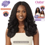 Outre Big Beautiful Hair Leave Out Human Hair Premium Blend Wig - DOMINICAN BODY CURL 20