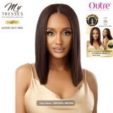 Outre Mytresses Gold Label 100% Unprocessed Human Hair U Part Leave Out Wig - HH DOMINICAN STRAIGHT 14