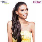 Outre Timeless Synthetic Drawstring Ponytail - PASSION