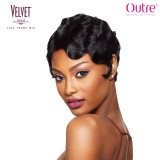 Outre Velvet 100% Remi Human Hair Lace Front Wig - FINGER WAVE