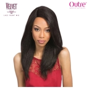 Outre Velvet 100% Remi Human Hair Lace Front Wig - PERM YAKI 18