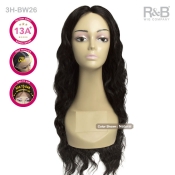 R&B Collection 100% Unprocessed Brazilian Virgin Remy Hair HD Deep Part Lace Front Wig - BODY WAVE 26