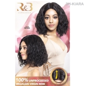 R&B Collection 12A 100% Unprocessed Brazilian Virgin Remy Deep Lace Part Wig - 3H-KIARA