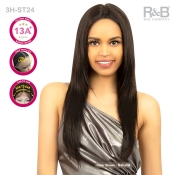 R&B Collection 100% Unprocessed Brazilian Virgin Remy Hair HD Deep Part Lace Front Wig - STRAIGHT 24