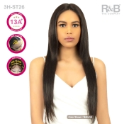 R&B Collection 100% Unprocessed Brazilian Virgin Remy Hair HD Deep Part Lace Front Wig - STRAIGHT 26