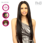 R&B Collection 100% Unprocessed Brazilian Virgin Rem Hair HD Deep Part Lace Front Wig - STRAIGHT 30